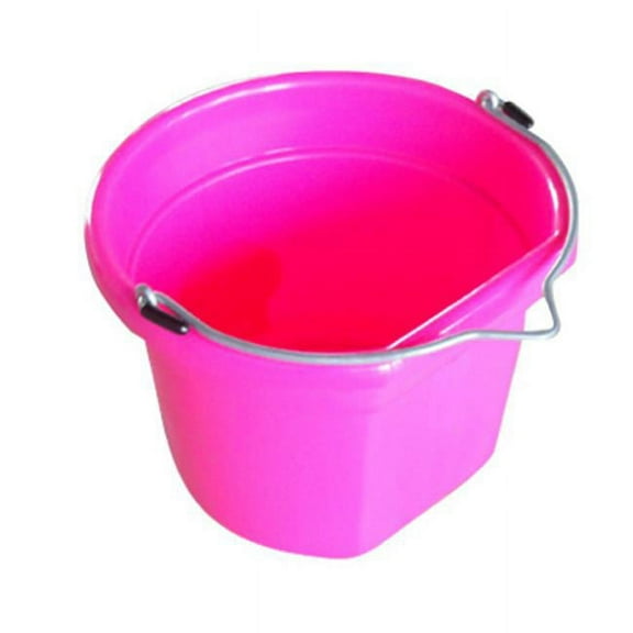 Master Rancher 20 QT Hot Pink Flat Sided Utility Bucket Polyethylene R