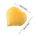 thumbnail image 2 of Huanglei Coussin de Dossier Mignon en Forme de Feuille pour Chambre, Canapé, Salon, 2 of 4