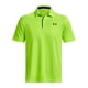 thumbnail image 3 of Polo de golf Under Armour Tech Lime Surge, negro, pequeño y alto, 3 of 6