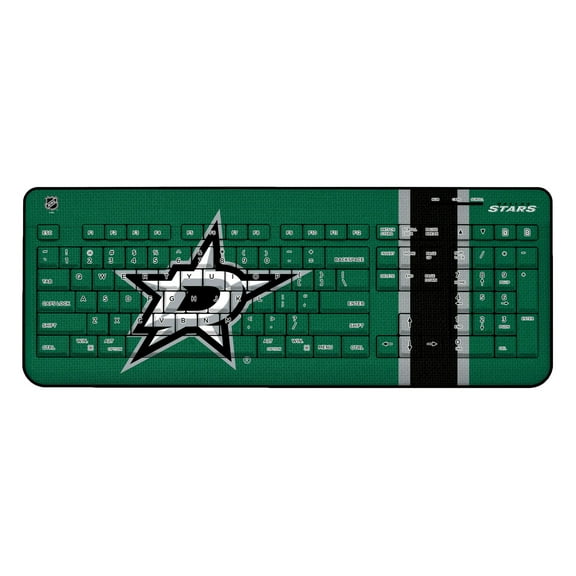 Dallas Stars Stripe Wireless Keyboard
