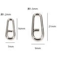 thumbnail image 4 of Conector de Aparejos de Pesca de material acero Inoxidable con Anillos Partidos Ovalados de Resistencia 100x S, 4 of 6