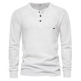 thumbnail image 1 of WOLLED Débardeur Thermique pour Jeunes Adultes pour Hommes Automne Hiver Manches Longues Col Rond Couche de Base, 1 of 9