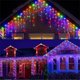 thumbnail image 1 of Street Garland On The House Christmas Decorations Ornaments LED Festoon Icicle Oudoor Curtain Light 2024 New Year Holiday Decor, 1 of 4