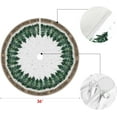 thumbnail image 6 of Merry Christmas Christmas Tree Skirt 36 Inch, Snowflake Winter Holiday Tree Mat Decoration, 6 of 7