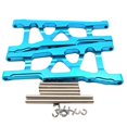 thumbnail image 3 of 1 par de brazos de suspensión de aleación de aluminio para mejorar las piezas del coche RC a escala 1/10. Azul claro, 3 of 9