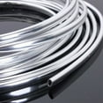 thumbnail image 3 of Luxtrada 49FT Car Door Edge Trim Molding Chrome Seal Strip Scratch Protector Guard Decor, 3 of 7