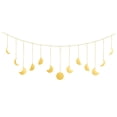 thumbnail image 1 of Bewildely Fase lunar Decoración para colgar en la pared Garland Boho Home Art Ornament para el dormitorio Sala de estar Decoración del hogar No.02 Bewildely HA004002-02, 1 of 1
