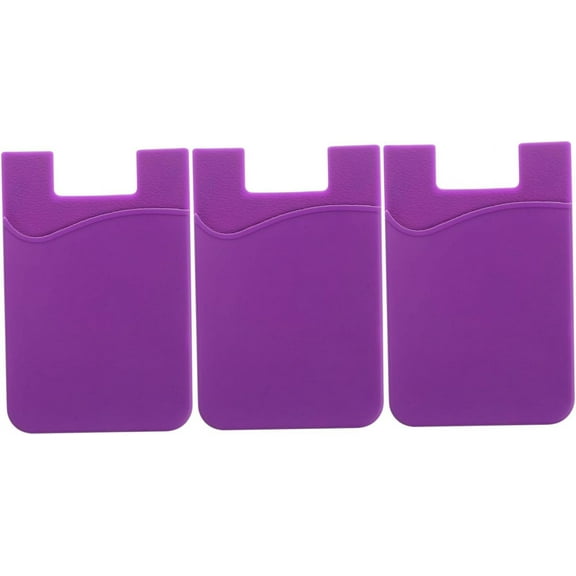 Silicone Holder 3pcs Wallet for Phone case Holder for Phone case Deck Multi-Layer Mobile Phone Bag