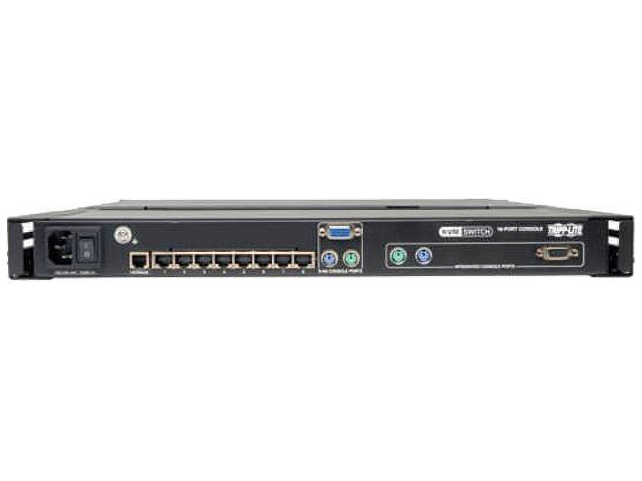 Tripp Lite NetCommander 8-Port Cat5 1U Rack-Mount Console KVM Switch w/ 19" LCD
