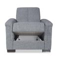 thumbnail image 6 of Ottomanson Origins Pro Convertible Arm Chair, Gray Polyester Fabric, 6 of 10
