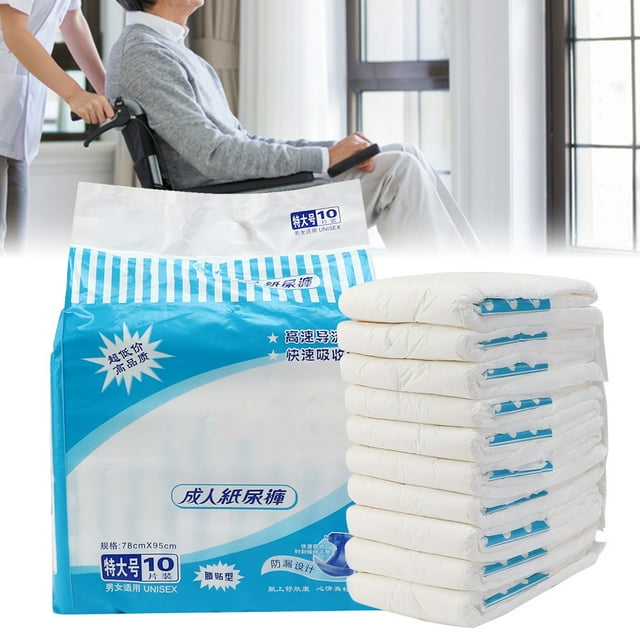 Adult Diapers, Fast Water Absorption Universal Nursing Mat Adult Briefs, For Men And Women Adult