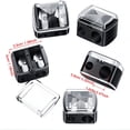 thumbnail image 2 of CCOCC 5 Pack Makeup Pencil Sharpener Plastic Lip Liner Pencil Eyeliner Sharpener Cosmetic Manual Tools for Eyeliner (Black), 2 of 7