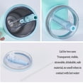 thumbnail image 4 of 2 PCS 40 oz Replaceble Tumbler Flip Straw Lid for Stanley Quencher, Straw Lid Replacement Fit for HydroJug Traveler, Reusable Tumbler Cover, Spill Proof Splash Resistant Tumbler Lids (A), 4 of 7