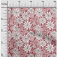 thumbnail image 2 of oneOone Tissu Polyester Spandex Rose Clair Floral Rétro Matériel de Robe Tissu Imprimé Tissu au Mètre 56 Pouces de Large, 2 of 5