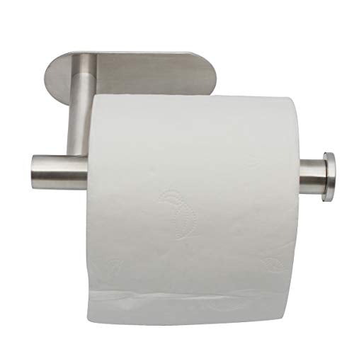 Brushed 3M Self-Adhesive  Toilet Paper Roll Holder Tissue Box Without Cover 