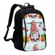 thumbnail image 1 of Balery Funny Christmas Gnome Mochila con carga USB para hombre y mujer - Mochila impermeable y antirrobo para portátil con puerto USB para viajes, trabajo, estudios y universidad, 1 of 7