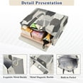 thumbnail image 3 of FORMRS Womens Corduroy Tote Bag Crossbody Shoulder Handbag with Pocket, Gray Cute Cats, 3 of 7