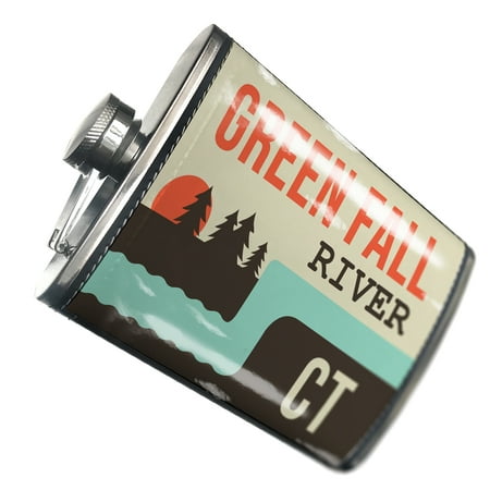 

NEONBLOND Flask USA Rivers Green Fall River - Connecticut