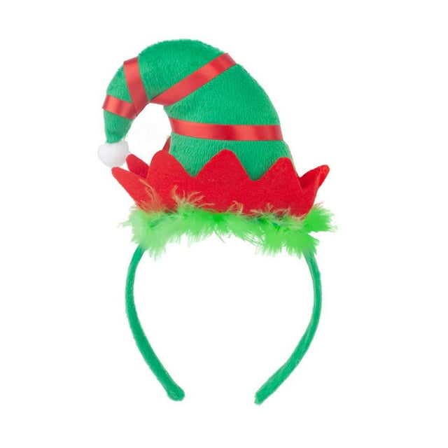 Diadema con sombrero jinwen aro para el pelo accesorio de disfraz fiesta de Halloween verde