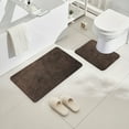 thumbnail image 2 of YOTQUSKI 15.74x23.62+15.74x19.68 in Bathroom Floor Mats Sets 2 Piece, Non Slip Bath Mat Rug, Thick Bath Rugs for Bath Room, Extra Soft Microfiber Bath Machine Washable Rugs, 2 of 4