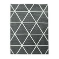 thumbnail image 5 of Low-Pile Area Rug with Modern Geometric Pattern & Pastel Colors in Anthracite - 6'7" x 9'2" (6'x9'), 5 of 5