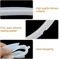 thumbnail image 3 of Sealing Ring for Pot Mini 3 Qt, 1 Count, Inner Pot Seal Ring, Replacement Silicone Gasket Seal Rings for 3 Quart Electric Pressure Cooker Accessories Parts, Clear, 3 of 7