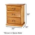 thumbnail image 2 of Monett 3 Drawer Nightstand, 2 of 4