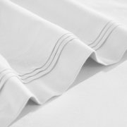 Superior Egyptian Cotton Deep Pocket 650 TC Sheet Set, Olympic Queen, White