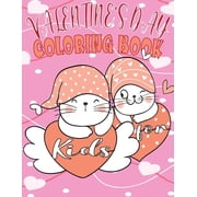 Valentine's Day Coloring Book for Kids: Valentine's day romance coloring book for kids - Fun and Easy Valentine's Day wi, (Paperback)