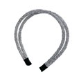 thumbnail image 1 of Hair Accessories Thin-Brimmed Simple Headband Fashion Styling Tools Clothes Matching Accessory Personality Shower Hairband Use Silver White Color, 1 of 6