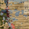 thumbnail image 2 of Oriental Weavers Soleri Wool Blend Area Rug - SOL06 - 2'6" x 12' - in Beige/ Multi - Modern Style, Wool Blend, Entryway, Hallway Runner Rug, 2 of 6