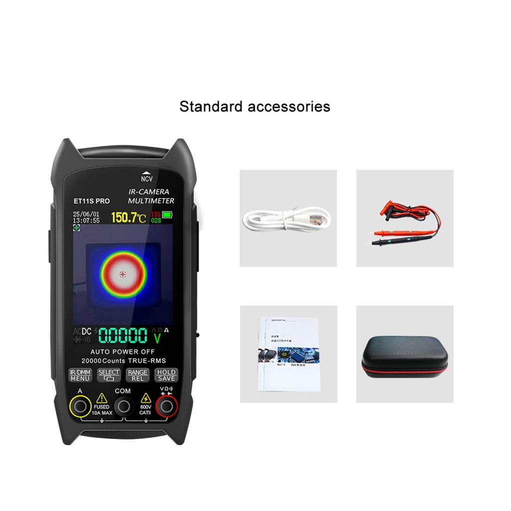 MOMOJIA Double Light Amalgamation Technology Allowed Warm Picturing Multimeter combined Tool Offering Transportable Plan and Picture Save