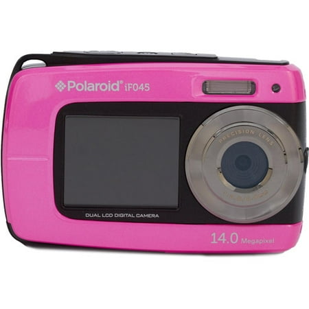 Polaroid iF045 14.1 MP 5x Zoom Dual Screen Waterproof Digital Camera (Available in multiple colors)