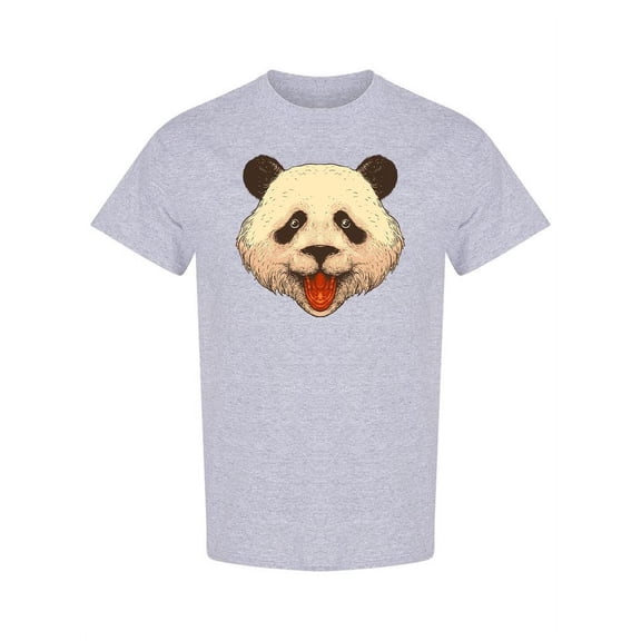 Hand Drawn Panda Design T-Shirt Men -Image by Shutterstock, Male x-Large