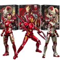 thumbnail image 2 of Original FondJoy Iron Man Tony Stark Legend MK42 MK43 MK50 MK6 DIY building block Toys  Action Figure Collection Anime Model, 2 of 10