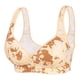 thumbnail image 2 of Puntoco Sujetadores cómodos para mujer Sujetador sin cierre de acero con hebillas delanteras y estampado de leopardo para mujer, 2 of 5