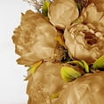 thumbnail image 2 of BalsaCircle 2 Bouquets Gold 19 in Artificial Peony Flowers Silk Floral Bushes Party Events Decorations Supplies, 2 of 8