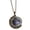 Copper, variant on Unisex Rotatable Dragon Eye Hollow Moon Pendant Long Chain Necklace Jewlery