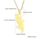 thumbnail image 4 of Collar de Acero Inoxidable Minnieouse Cadena con colgante Mujer Oro, 4 of 6