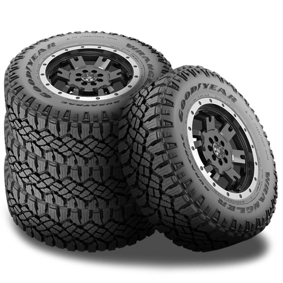 4 Goodyear Wrangler DuraTrac 285/60R20 125/122Q Truck SUV 3PMSF Tires 312109142 / 285/60/20 / 2856020