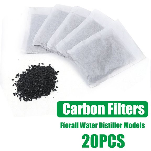 20*Activated Carbon Charcoal Filters For Pure Water Distiller Machine Purifier
