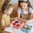 thumbnail image 3 of Contenant Alimentaire à 4 Compartiments, Boîte à Collations Polyvalente Élégante pour le Travail, 3 of 7