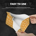 thumbnail image 3 of Goofa Flying Ducks Pattern Triangle Square Tissue Box Cover, Modern PVC Leathe Facial Paper Holder,Decorative Holder/Organizer for Bathroom Vanity Countertop, 3 of 9