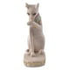thumbnail image 2 of 2x Retro Egipcio Mau Gato Estatua Escultura Tallada A Mano Estatuilla Zulema Arenisca Mau Egipcio, 2 of 8