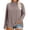 Coffee, variant on Women's Plus Size Long Sleeve Mock Neck Base Tee Top Trim Casual Lightweight Inner Wear Soft Shirt