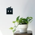 thumbnail image 2 of Village Wrought Iron ESS-116 Loon Switch Cover Double - Black, 2 of 3