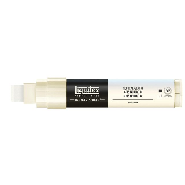 Marcador Punta Gruesa Liquitex gris