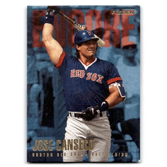 1996 Fleer Update Jose Canseco #U216 Boston Red Sox Baseball Card ...