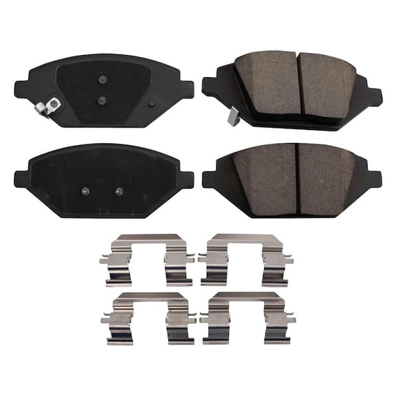 Front Brake Pad Set - Compatible with 2016 - 2022 Chevy Spark 2017 2018 2019 2020 2021
