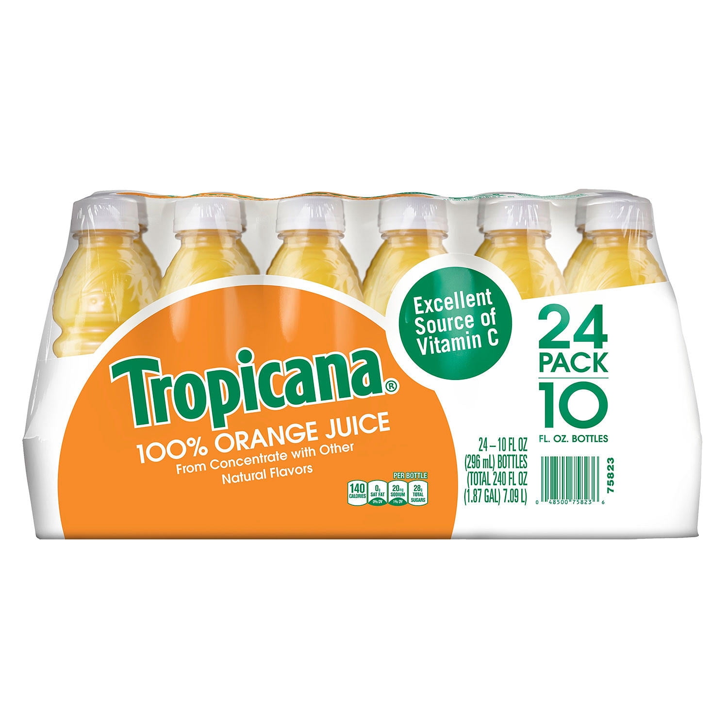 Tropicana 100% Orange Juice (10 oz., 24 pk.)
